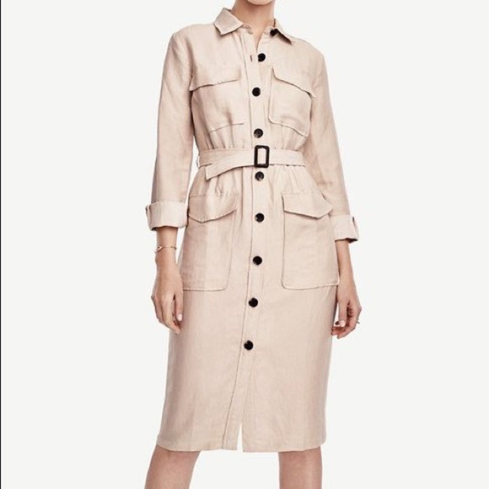 COPY - Ann Taylor Safari Inspired Shirt Dress